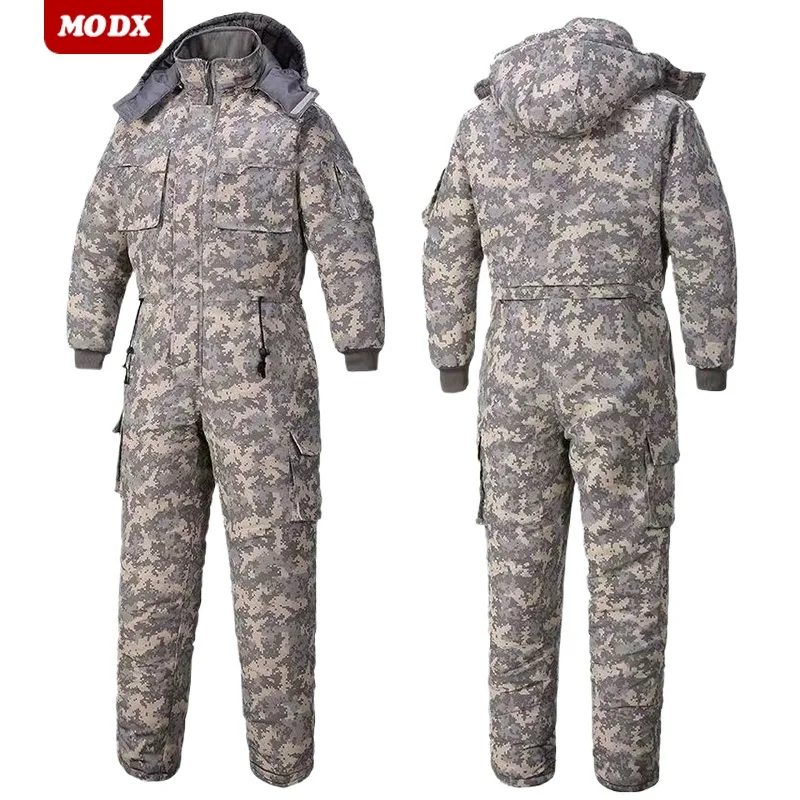 Winter Clothing Storage - Erkekler Kış Kalınlaşmak Tek parça İş