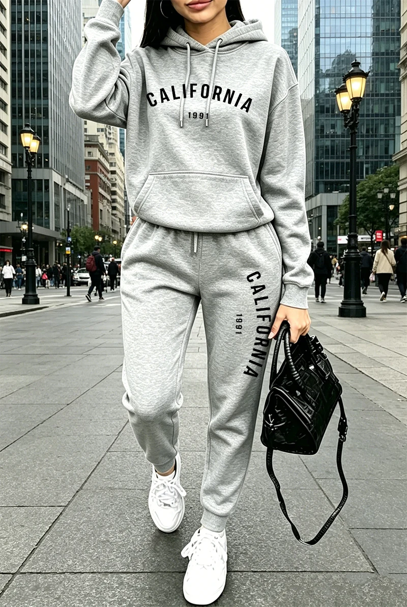 Winter Clothing Women'S - Çok Satan Kadın Eşofman Takımı Baskılı