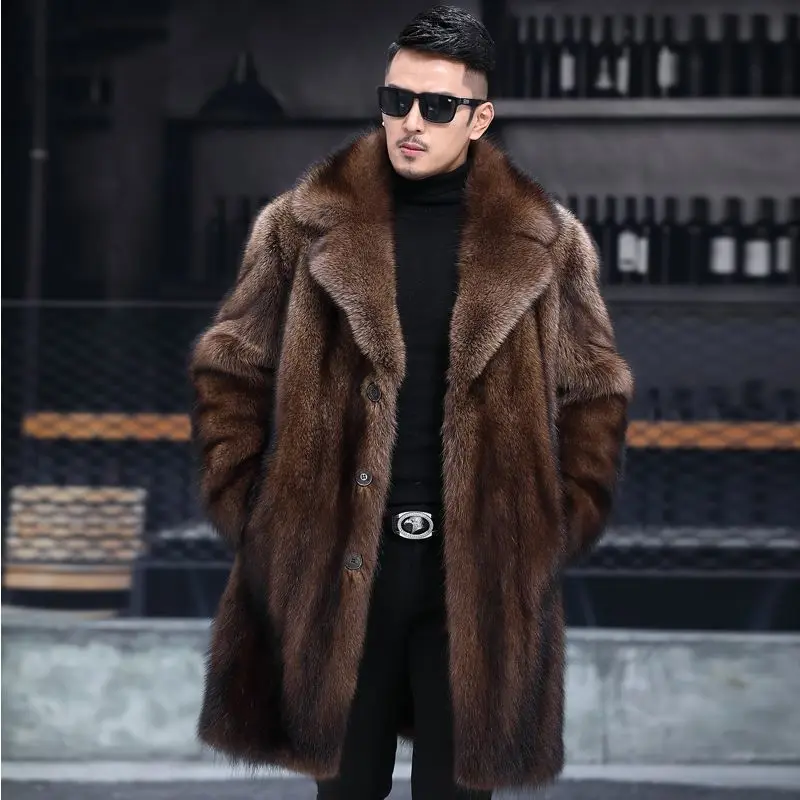 Winter Clothing Brands - Lüks Marka erkek Giyim Kürk Ceketler