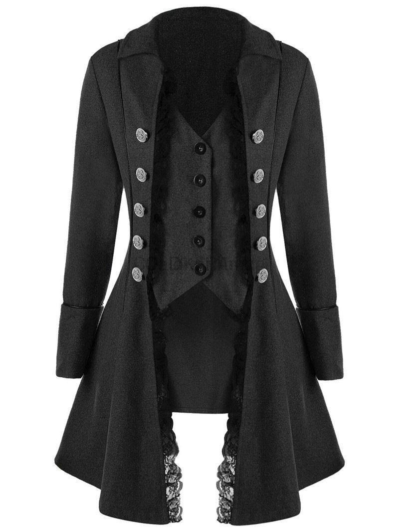 Winter Clothing Women'S - Kış kadın Ceket Gotik Steampunk Korse