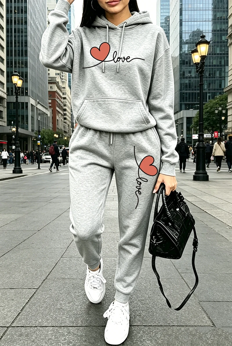 Kadın Eşofman Takımı Baskılı G - Winter Clothing Women'S incelemesi ve fiyatı