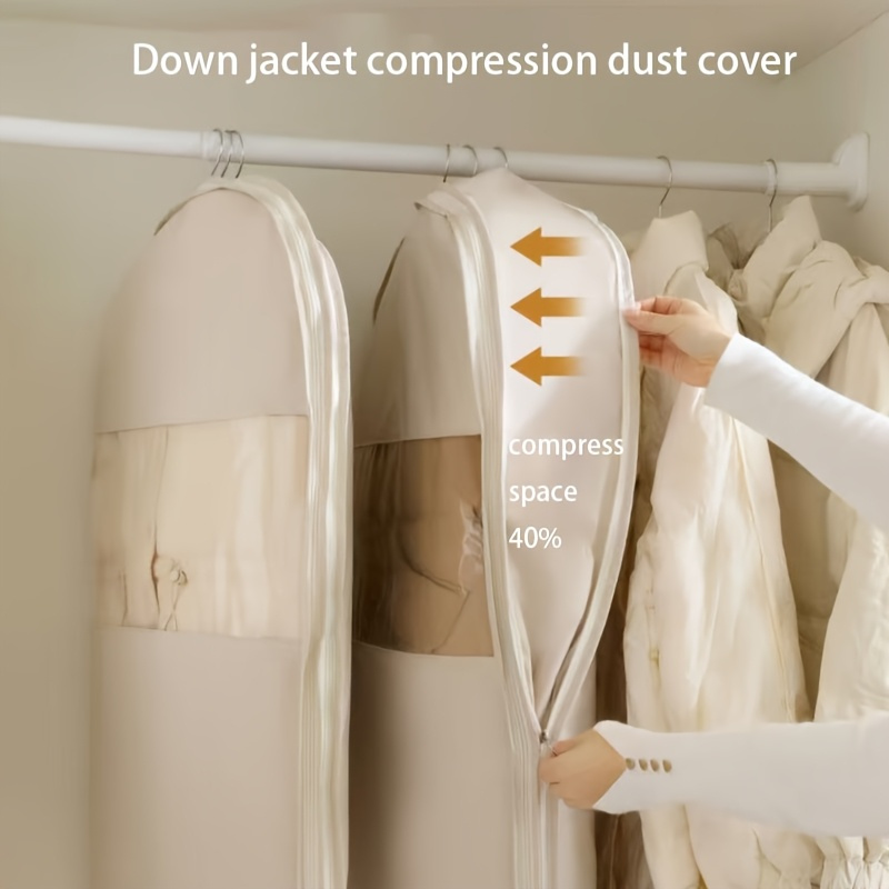 Bej Renkli Sıkıştırma Askılı Ç - Winter Clothing Storage incelemesi ve fiyatı
